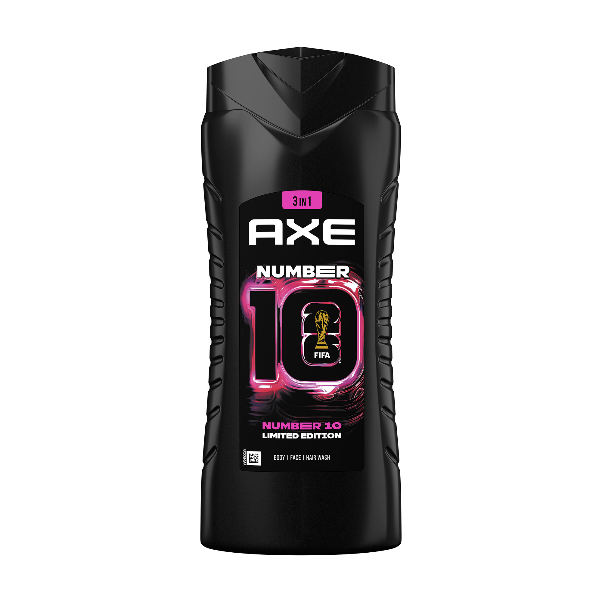 Парфумований гель для душу 3в1 AXE Limited Edition Body Face Hair Wash, Number 10 чоловічий, 400 мл